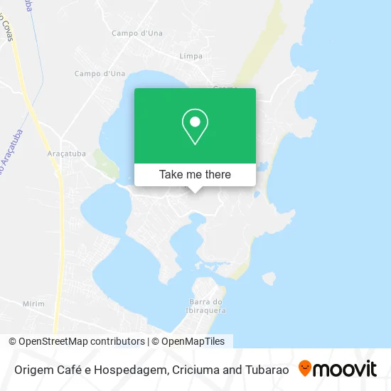 Origem Café e Hospedagem map