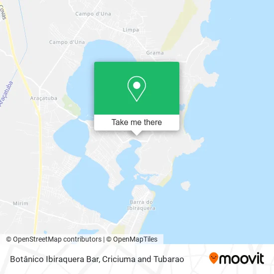 Botânico Ibiraquera Bar map
