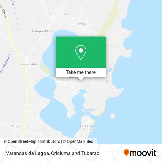 Varandas da Lagoa map