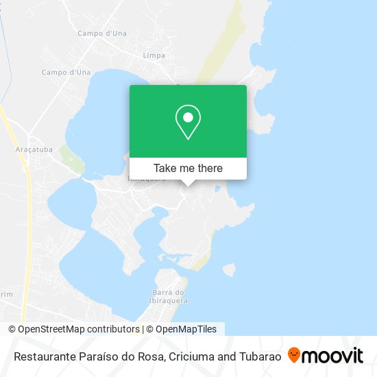Restaurante Paraíso do Rosa map