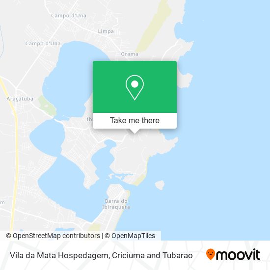 Vila da Mata Hospedagem map
