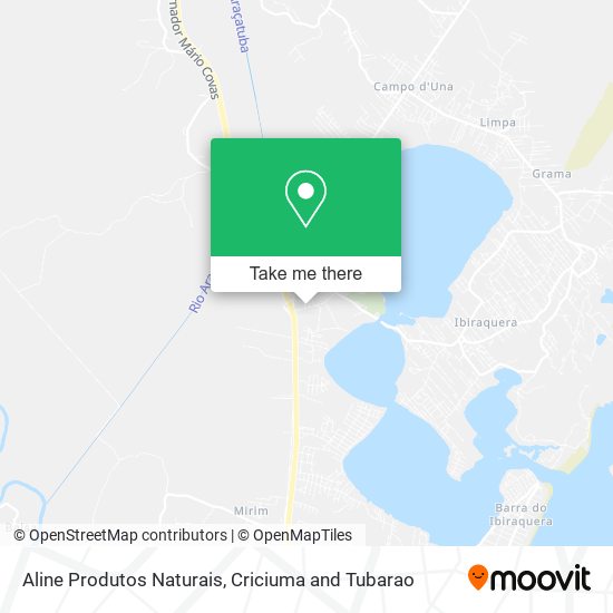 Aline Produtos Naturais map