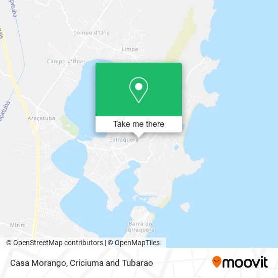 Casa Morango map