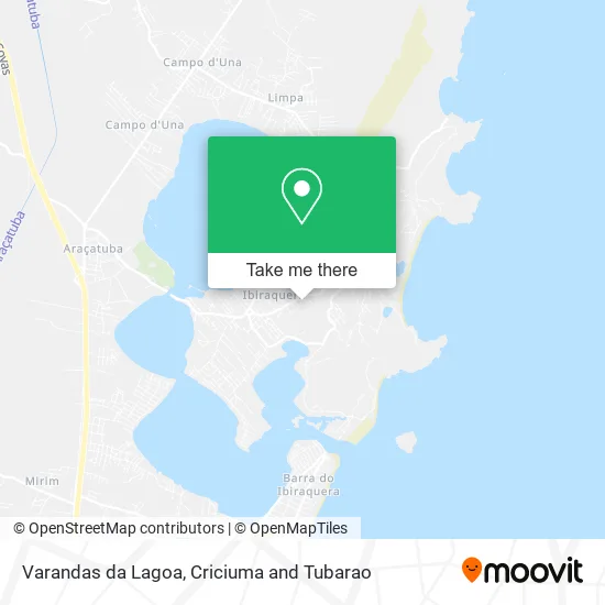 Varandas da Lagoa map