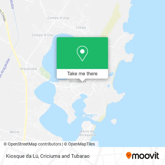 Mapa Kiosque da Lú