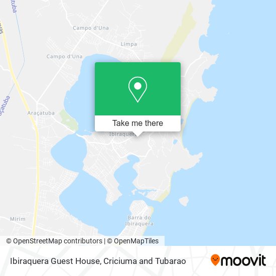 Ibiraquera Guest House map