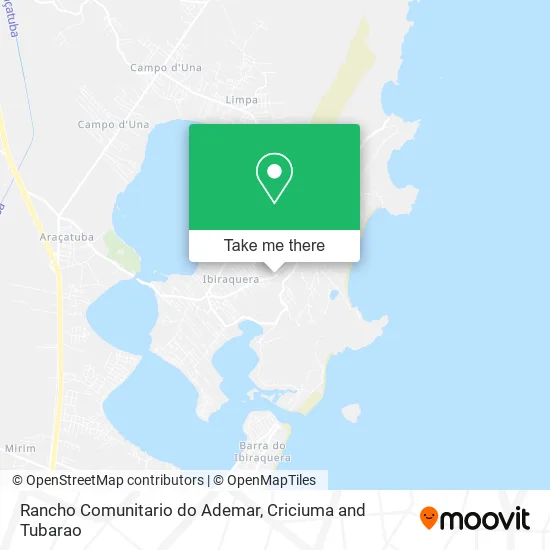 Rancho Comunitario do Ademar map