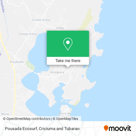 Pousada Ecosurf map