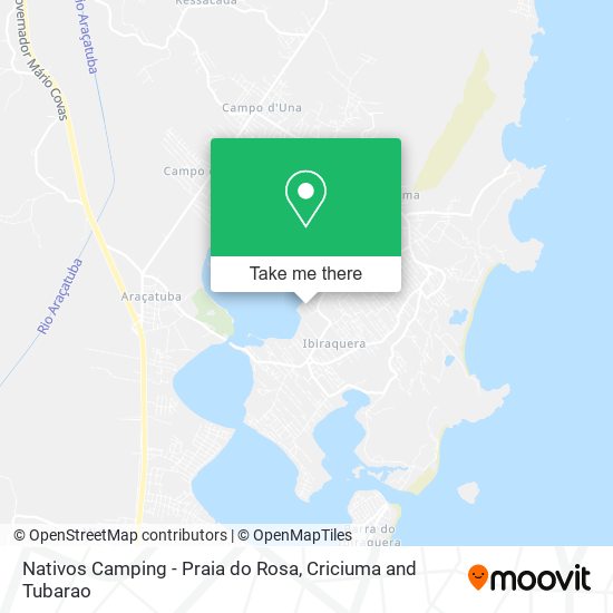 Nativos Camping - Praia do Rosa map