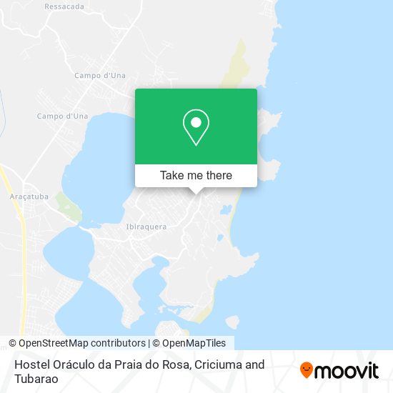 Hostel Oráculo da Praia do Rosa map