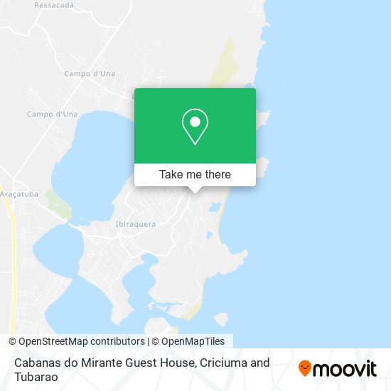 Cabanas do Mirante Guest House map
