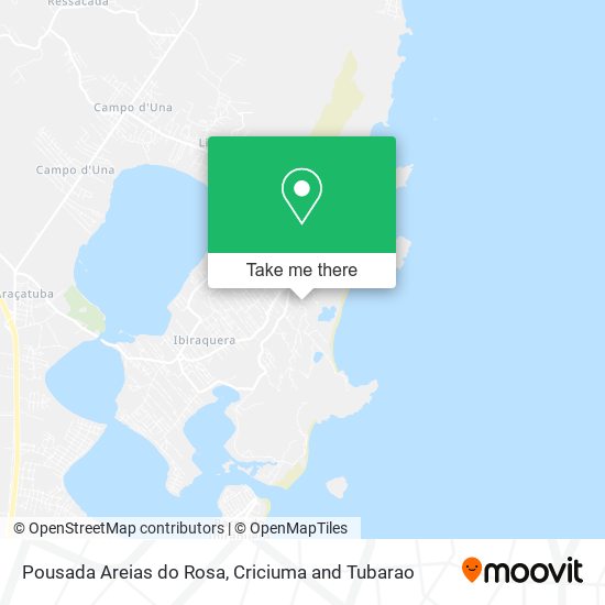 Pousada Areias do Rosa map