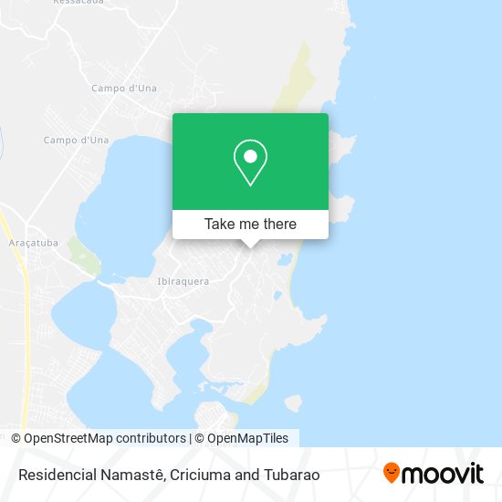 Residencial Namastê map