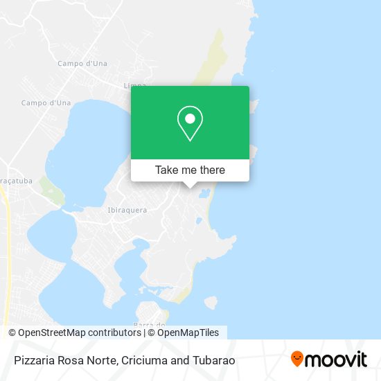 Pizzaria Rosa Norte map