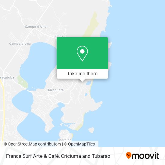 Franca Surf Arte & Café map