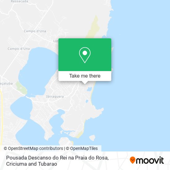 Pousada Descanso do Rei na Praia do Rosa map