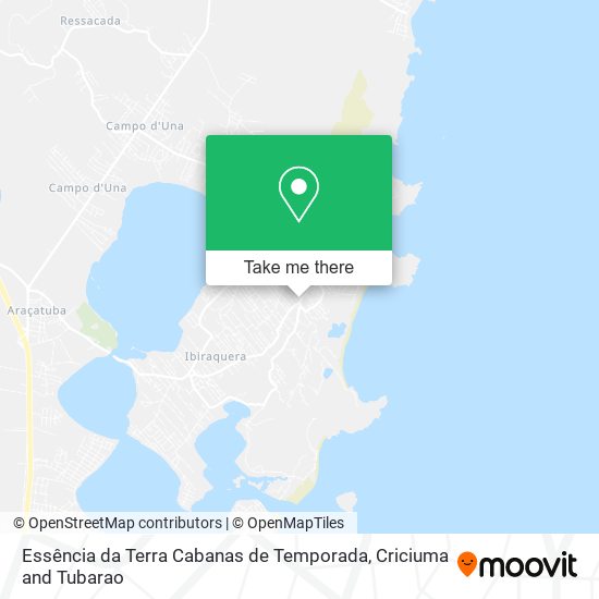 Essência da Terra Cabanas de Temporada map