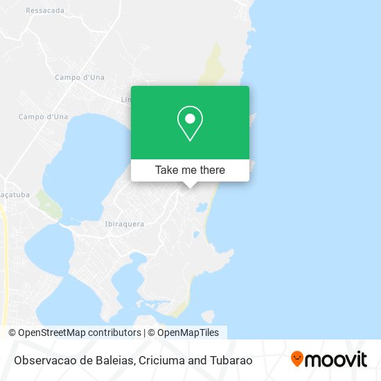 Observacao de Baleias map