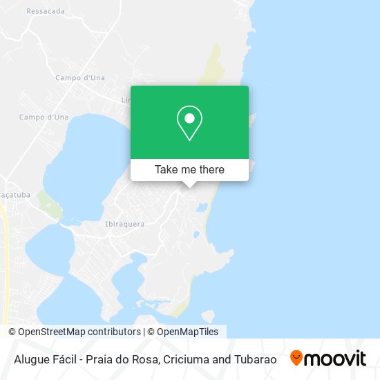 Alugue Fácil - Praia do Rosa map