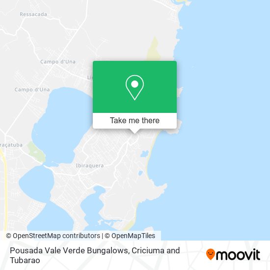 Pousada Vale Verde Bungalows map
