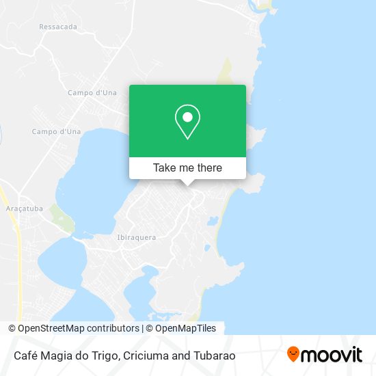 Café Magia do Trigo map