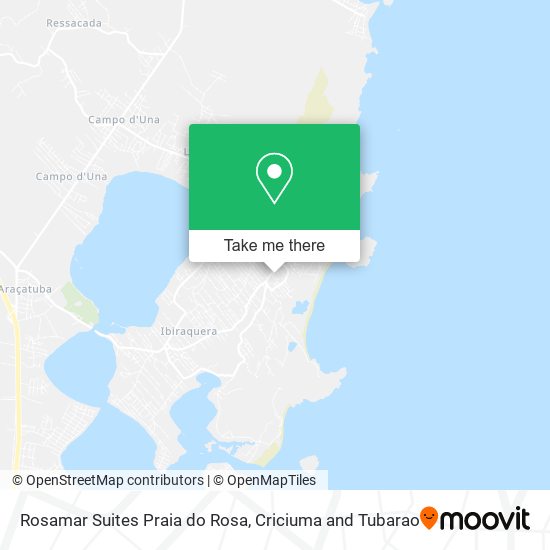 Rosamar Suites Praia do Rosa map