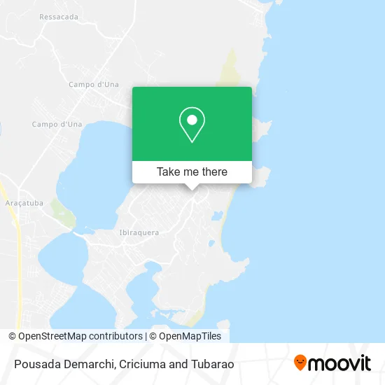 Pousada Demarchi map