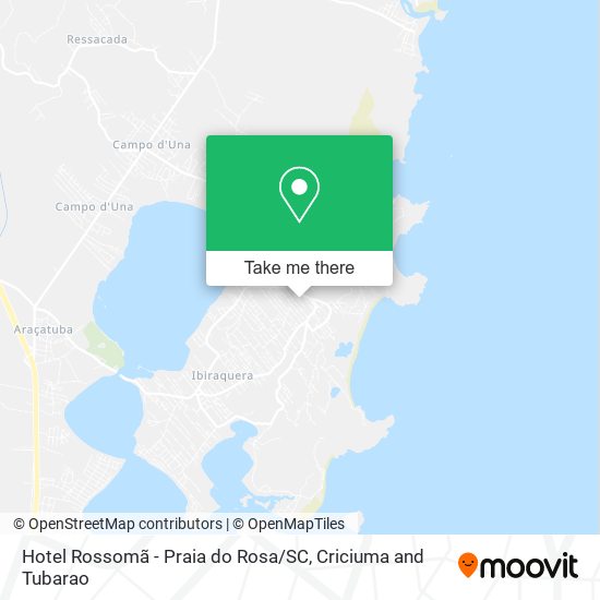 Hotel Rossomã - Praia do Rosa / SC map