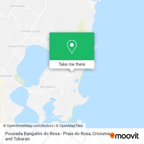 Pousada Bangalôs do Rosa - Praia do Rosa map