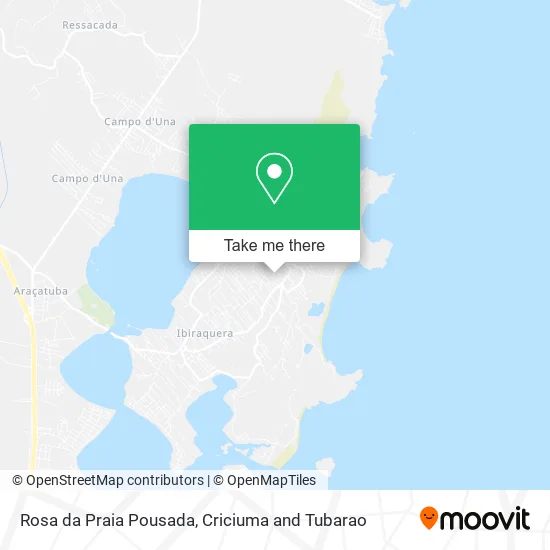 Rosa da Praia Pousada map