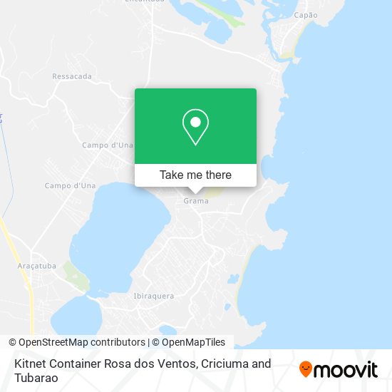 Kitnet Container Rosa dos Ventos map