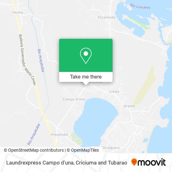 Laundrexpress Campo d'una map