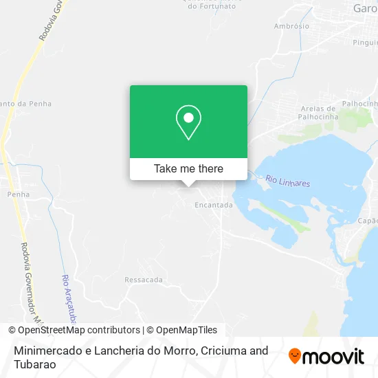 Minimercado e Lancheria do Morro map