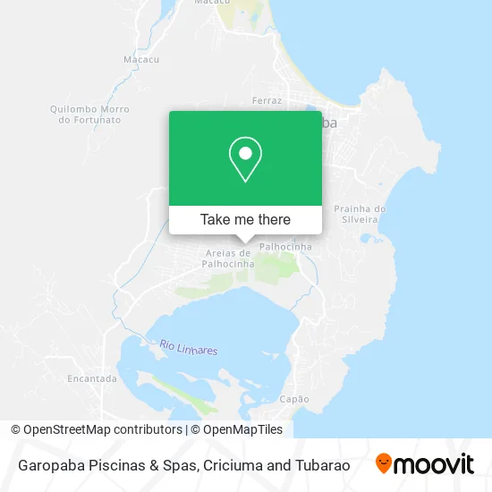 Garopaba Piscinas & Spas map