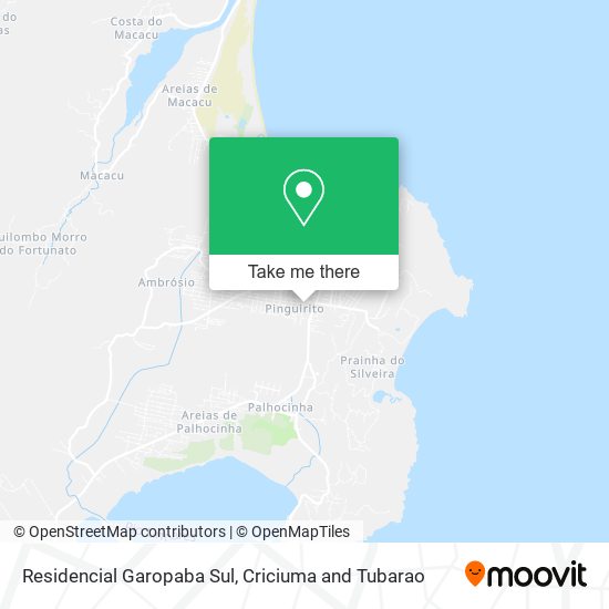 Residencial Garopaba Sul map