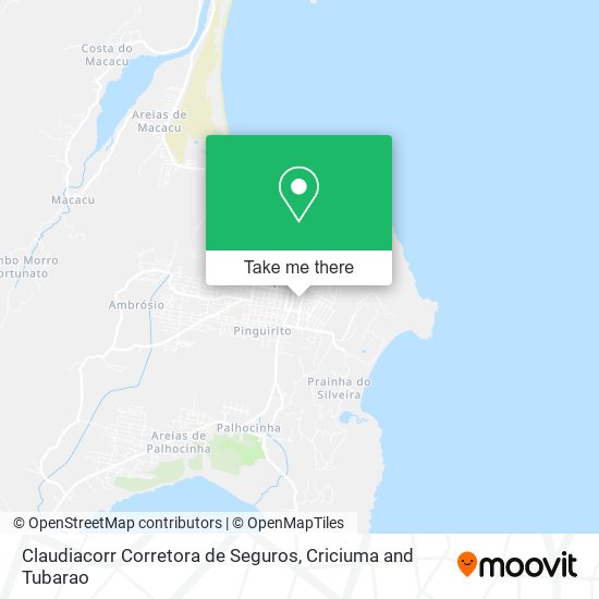 Claudiacorr Corretora de Seguros map