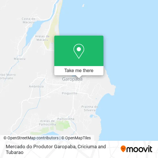 Mercado do Produtor Garopaba map