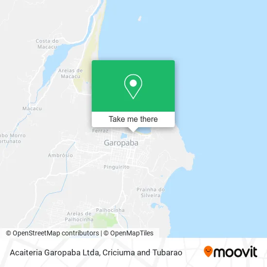 Acaiteria Garopaba Ltda map
