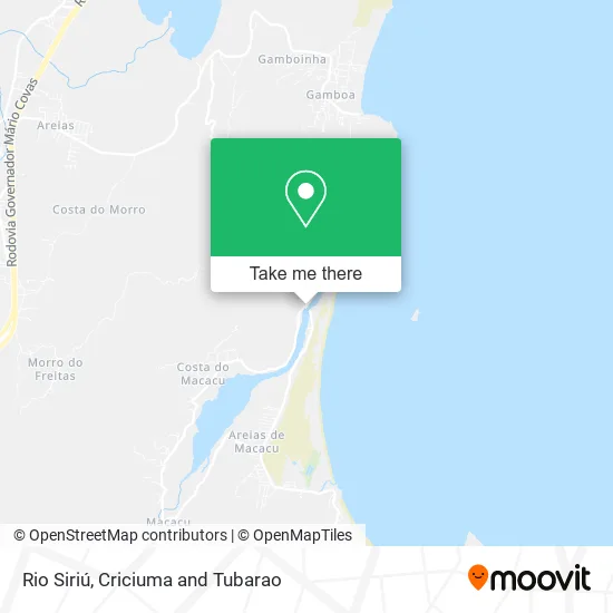 Rio Siriú map