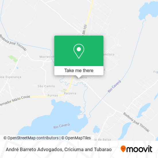 André Barreto Advogados map