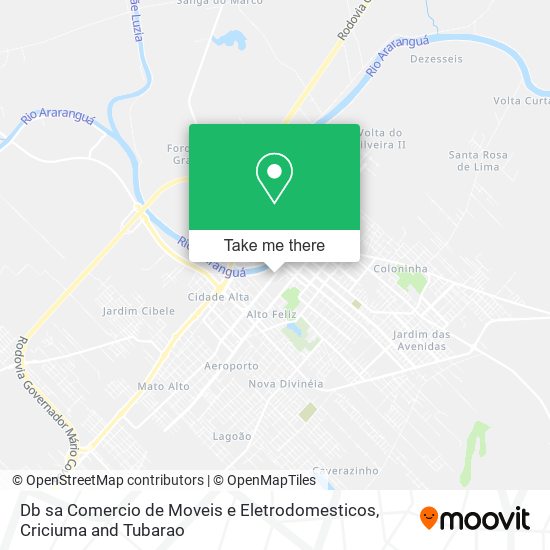 Mapa Db sa Comercio de Moveis e Eletrodomesticos