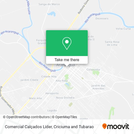 Comercial Calçados Líder map