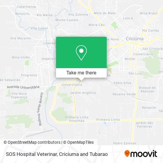 SOS Hospital Veterinar map
