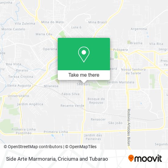 Side Arte Marmoraria map