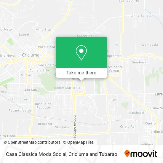 Casa Classica Moda Social map