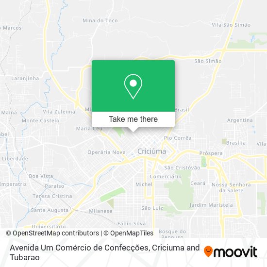 Avenida Um Comércio de Confecções map