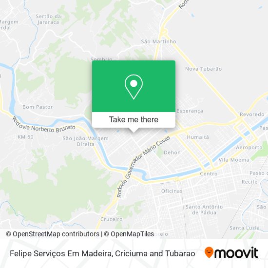 Felipe Serviços Em Madeira map