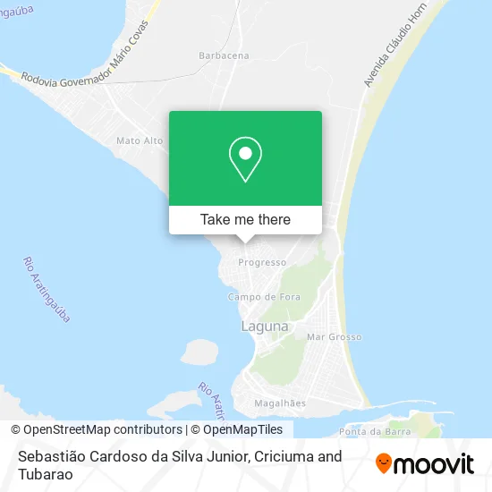 Sebastião Cardoso da Silva Junior map