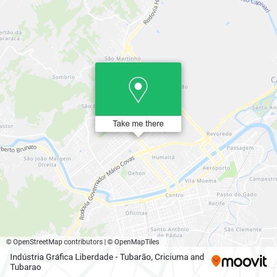 Indústria Gráfica Liberdade - Tubarão map