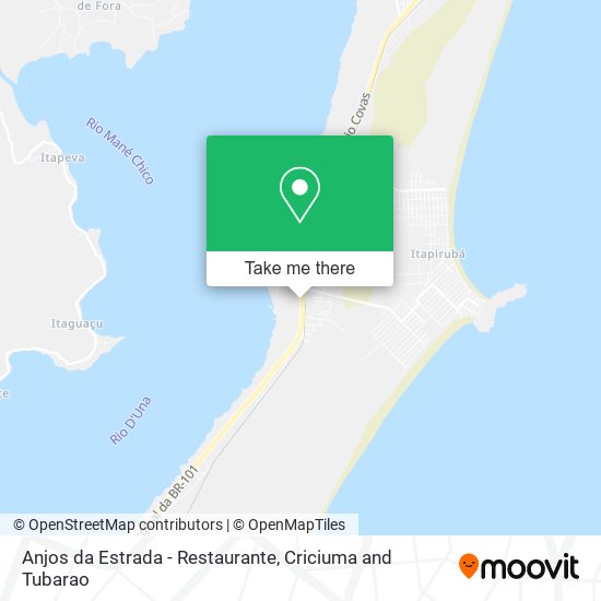 Anjos da Estrada - Restaurante map